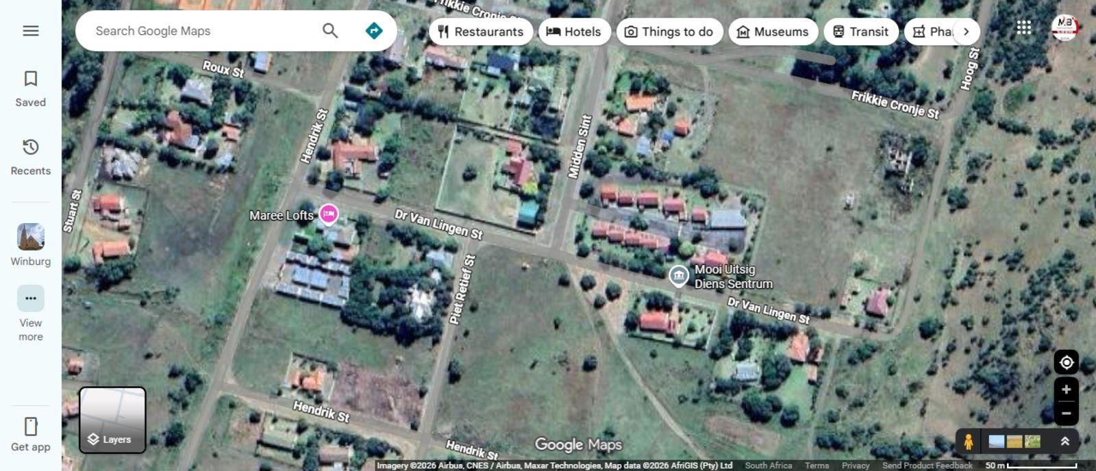 2 380 m² Land available in Winburg