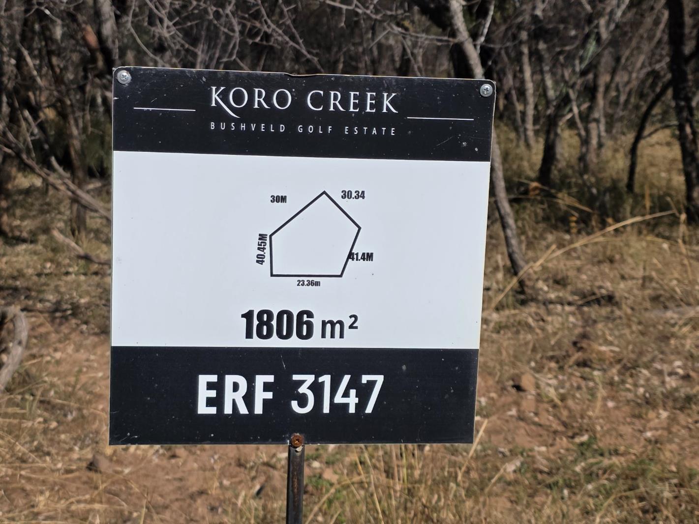 1 806 m² Land available in Koro Creek Golf Estate